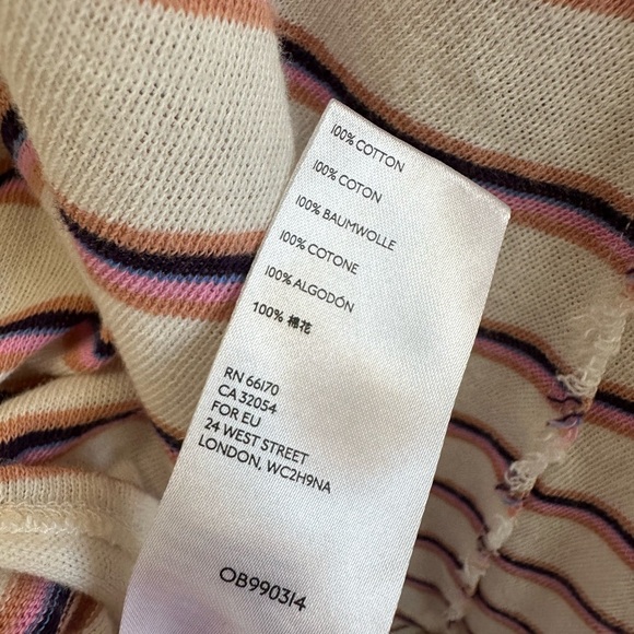 We The Free Tank Women’s Size Large Lost At Sea Stripe Twist Back Cotton - Picture 7 of 7